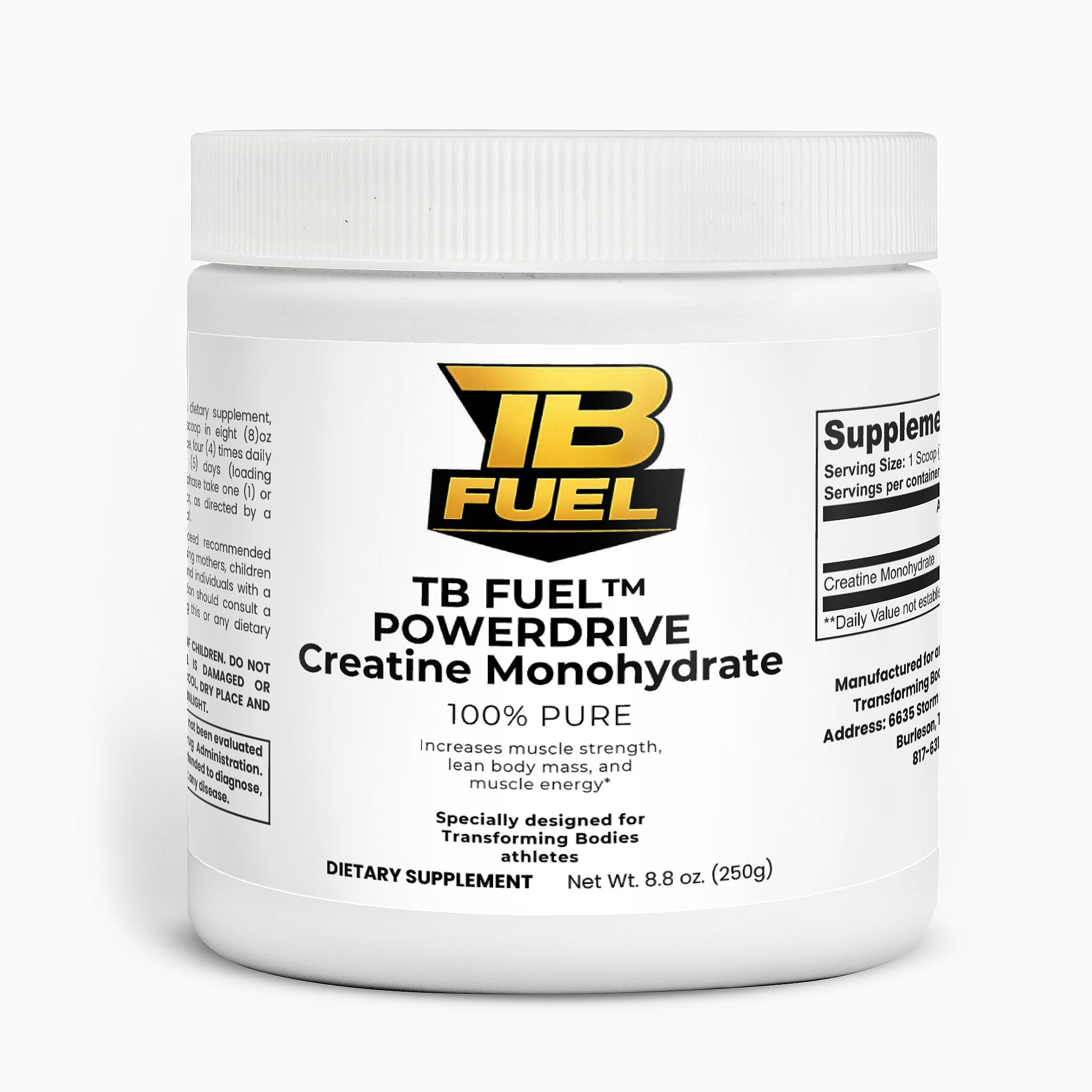 TB FUEL™ POWERDRIVE Creatine Monohydrate