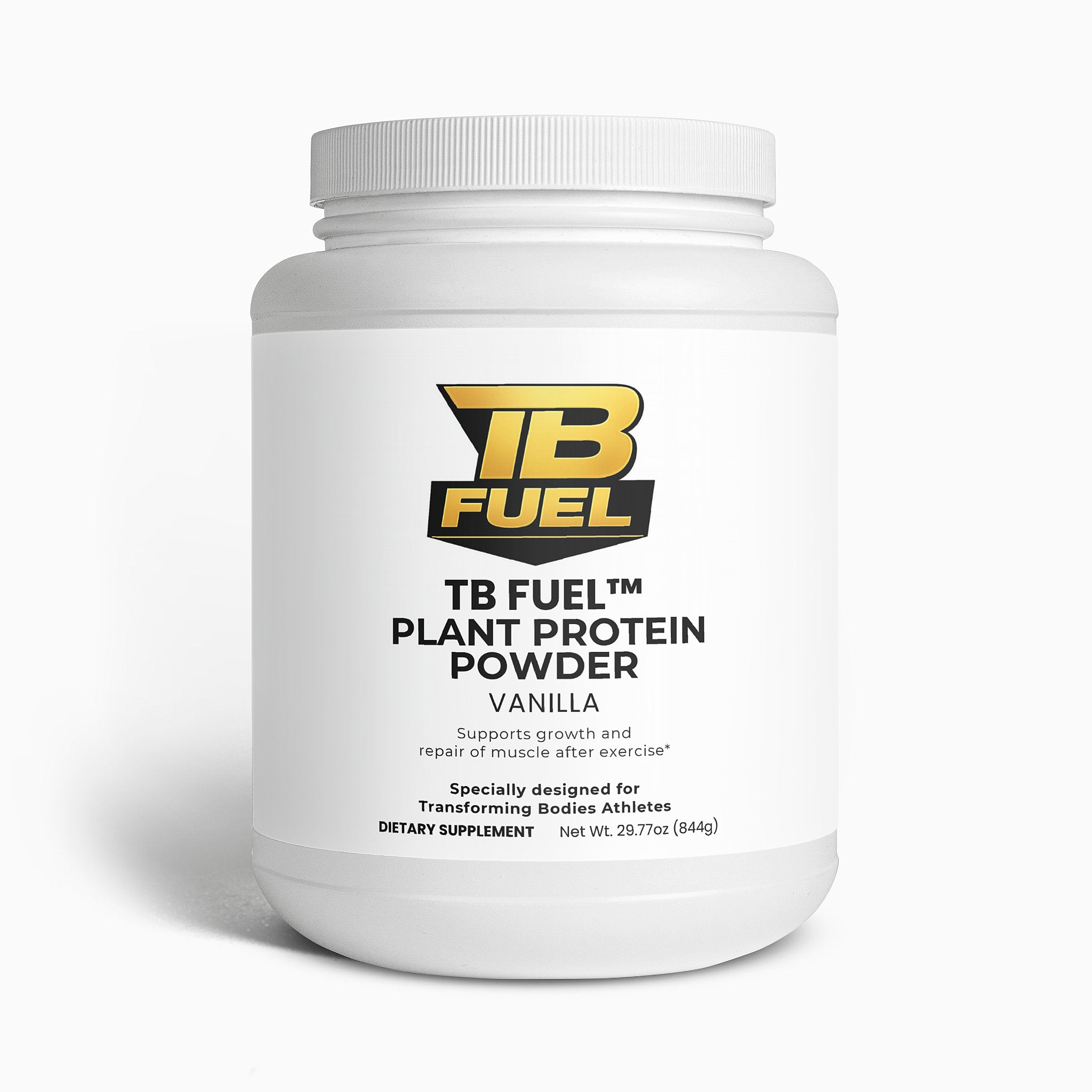 TB Fuel™ Plant Protein Powder– Vanilla