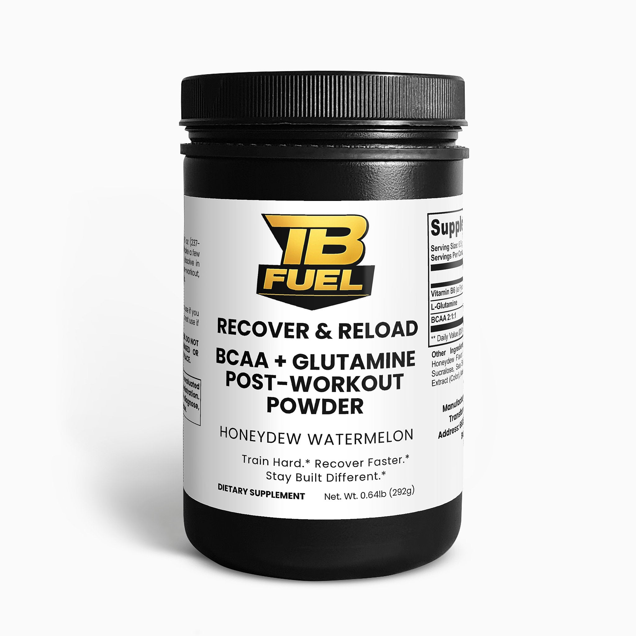 TB Fuel™ RECOVER & RELOAD BCAA + Glutamine Post-Workout Powder