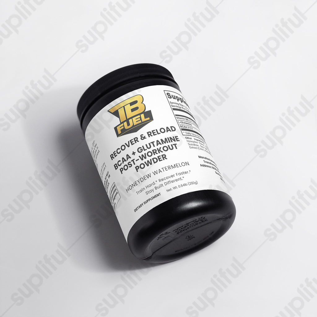 TB Fuel™ RECOVER & RELOAD BCAA + Glutamine Post-Workout Powder