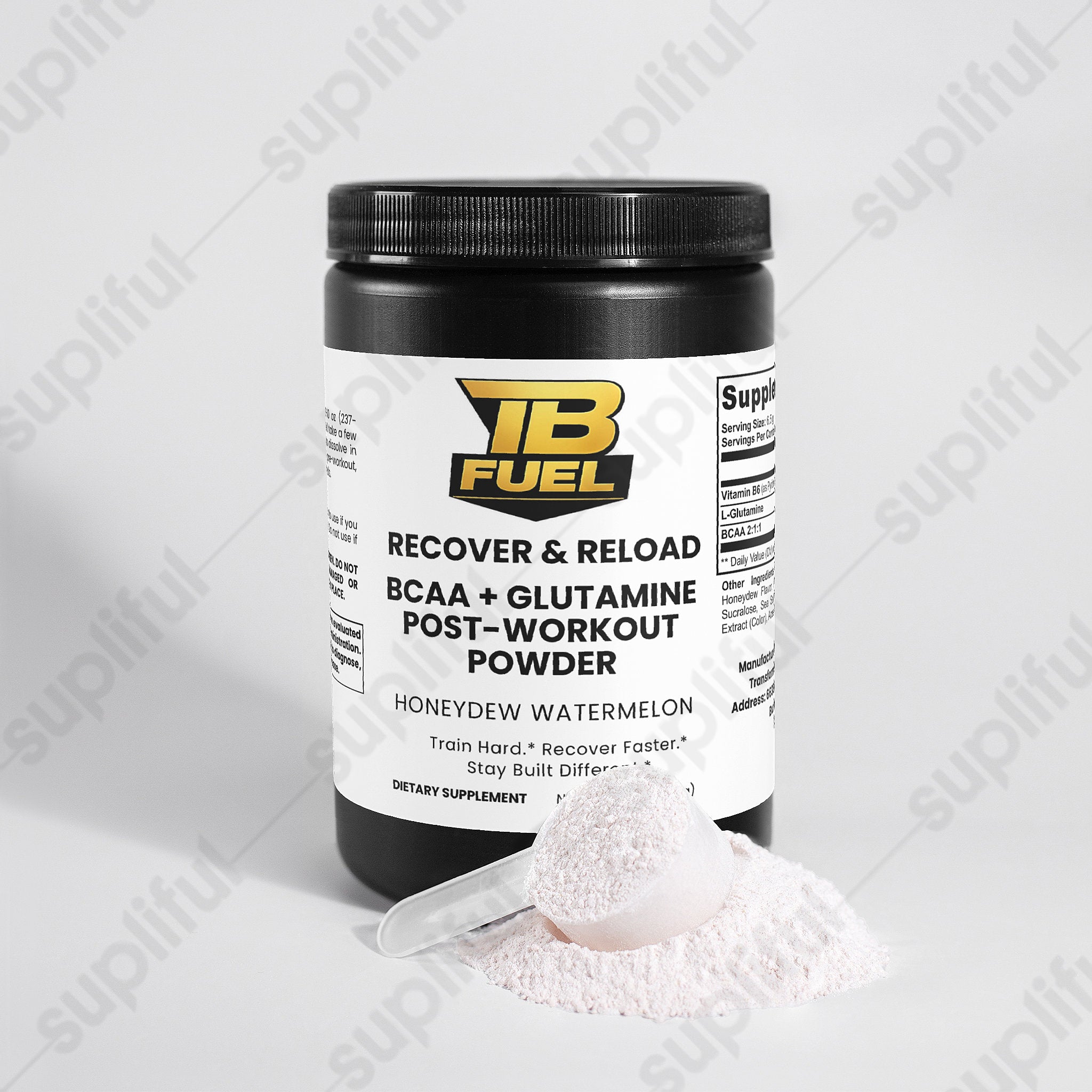 TB Fuel™ RECOVER & RELOAD BCAA + Glutamine Post-Workout Powder